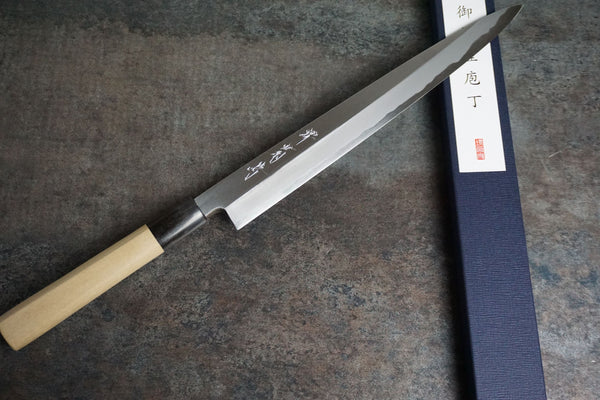 Sakai Kikumori 270mm W2 Yanagiba - RealSharpKnife.com