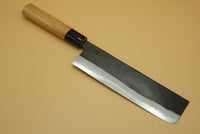 Hinokuni Shirogami #1 180mm Nakiri - RealSharpKnife.com